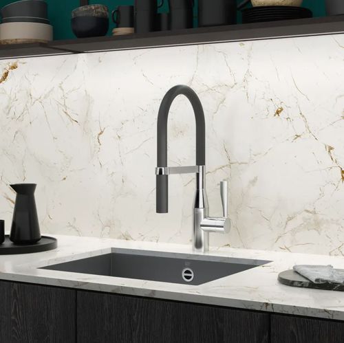 Misturador monocomando de bancada - SYNC - DORNBRACHT - em metal cromado / para cozinha / 1 furo