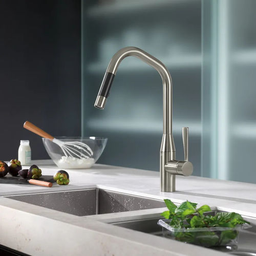 Misturador monocomando de bancada - SYNC - DORNBRACHT - metálico / para cozinha / 1 furo