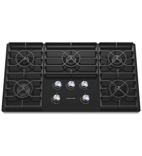 Cooktop a gás - KGCC566RBL - KitchenAid - 5 bocas / de embutir / com botões