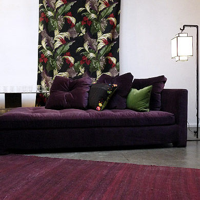 Divã contemporâneo - STELLA - CARAVANE - em tecido