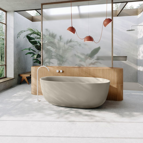 Banheira oval - MEISTERSTÜCK OYO DUO - Kaldewei - freestanding / para residência / em metal esmaltado