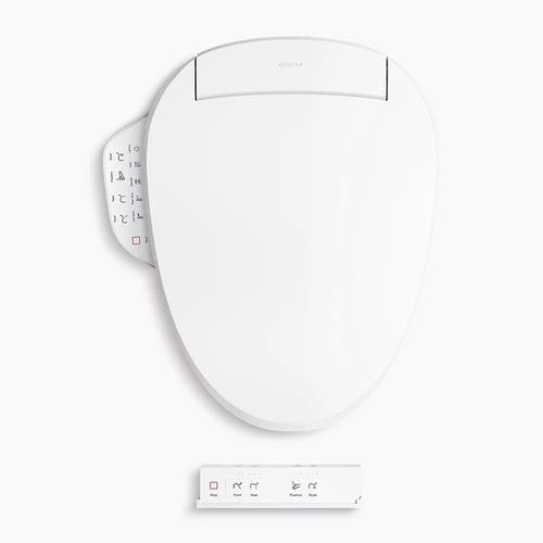 Assento sanitário eletrônico - PUREWASH® E725 - Kohler - em material plástico / branco / bege