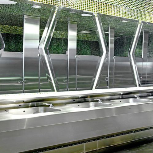 Cuba suspensa - SYSTEM M2 : 8981  - Neo-Metro - em aço inoxidável / com espelho ajustável / múltipla