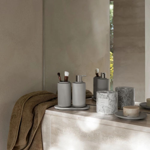 Saboneteira em concreto - CRETO - Blomus - em silicone / para banheiro