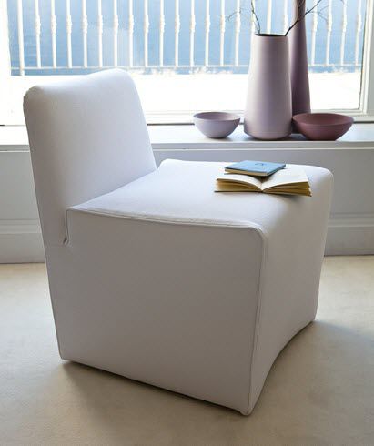 Poltrona baixa contemporânea - 680 CLASS - Vibieffe - em couro / em tecido / com capa removível