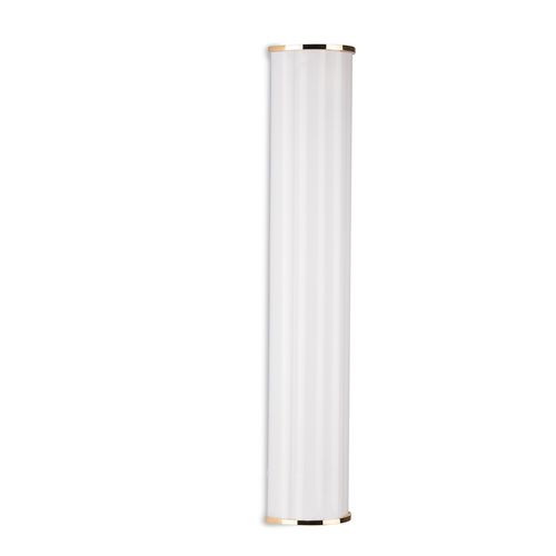 Arandela contemporânea - AURORA :  1M1194 G - MLE HOTEL LIGHTING - em aço / em policarbonato / cilíndrica