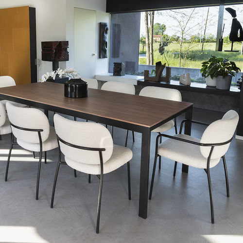 Cadeira contemporânea - ELI - TONON - para ambiente interno / para ambiente externo / metálica