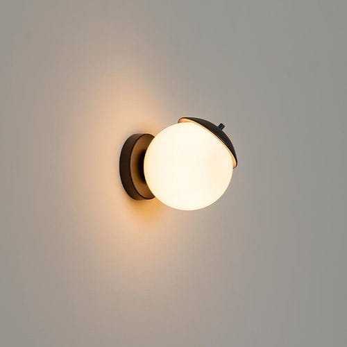 Arandela de design orgânico - KEP - MILAN ILUMINACION - para ambiente interno / em vidro soprado / em alumínio laqueado