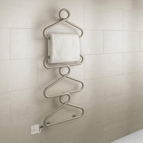 Toalheiro elétrico - ARCHIBALD - BISQUE EXPORT - 0 W–500 W / contemporâneo / em cromo