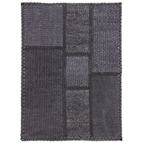 Tapete contemporâneo - COUPAGE - STEPEVI - estampado / em cânhamo / retangular