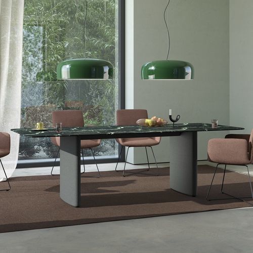 Mesa contemporânea - Ipa - COR - em madeira maciça / em MDF laqueado / em mármore