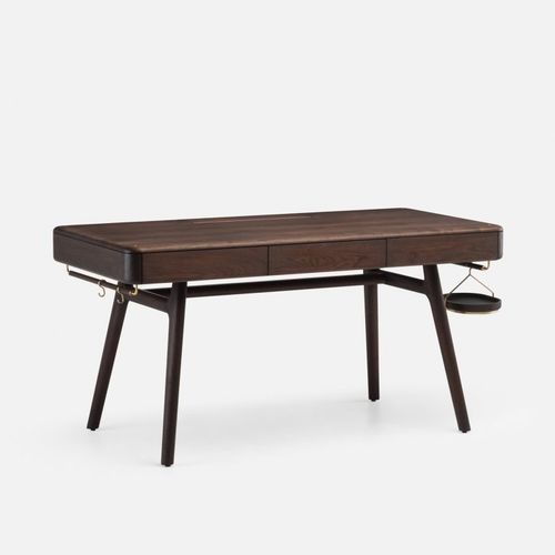 Mesa secretária contemporânea - SOLO - DE LA ESPADA - em nogueira / em madeira de freixo / em carvalho branco