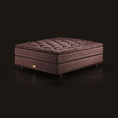 Cama de casal - MARWARI® - Hästens - contemporânea / estofada / sob medida