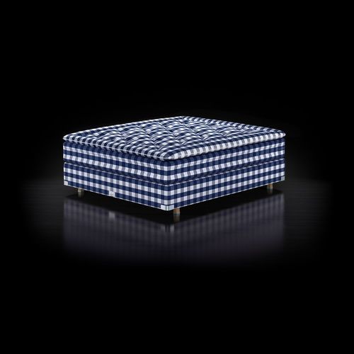 Cama de casal - EALA® - Hästens - contemporânea / estofada / em algodão