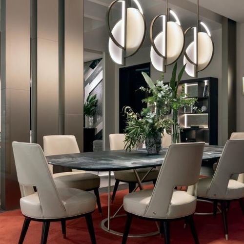 Cadeira de sala de jantar contemporânea - LIAM  - SICIS - para sala / para ambiente interno / em tecido