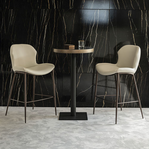 Cadeira alta contemporânea - RACHEL - Cattelan Italia - para ambiente interno / em tecido / em couro