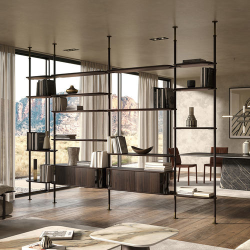 Estante de parede - HARBOUR - Cattelan Italia - modular / para separação de ambientes / do piso ao teto