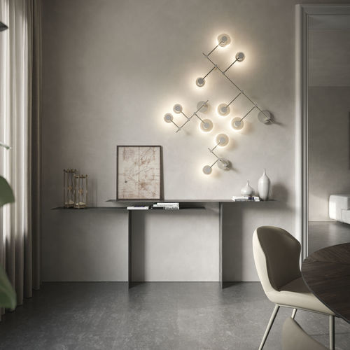 Aparador contemporâneo - TEE - Cattelan Italia - em aço / com base em aço / em forma de T