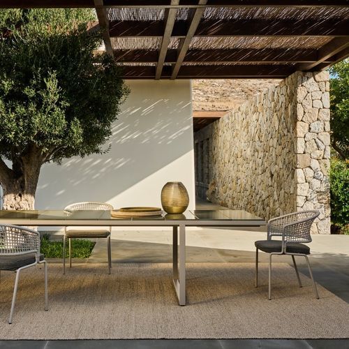 Poltrona contemporânea - CTR - Tribù - em tecido / em aço revestido a pó / em aço inoxidável laqueado