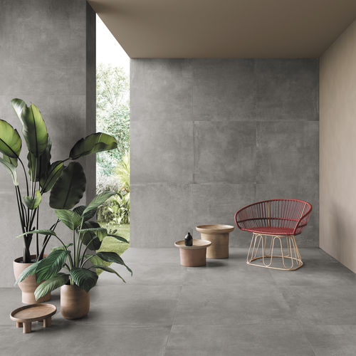 Placas de revestimento em grés porcelanato - NOORD : GREY - CERAMICHE KEOPE - com acabamento natural / para ambiente interno / para ambiente externo