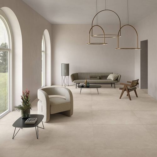 Placas de revestimento em grés porcelanato - GEO IVORY - CERAMICHE KEOPE - fosca / para ambiente interno / para ambiente externo