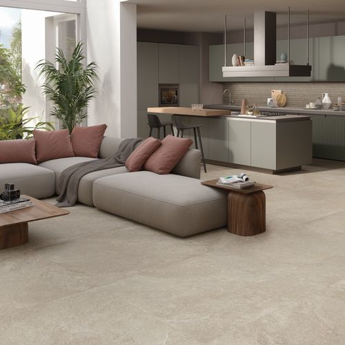 Placas de revestimento em grés porcelanato - ARK&Egrave; BEIGE - CERAMICHE KEOPE - fosca / para ambiente interno / para ambiente externo
