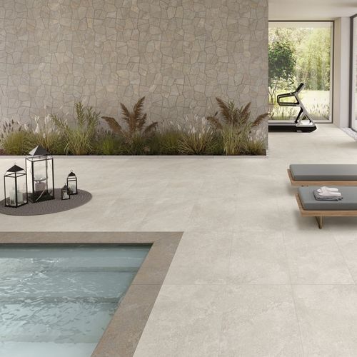 Placas de revestimento em grés porcelanato - ARK&Egrave; IVORY - CERAMICHE KEOPE - fosca / para ambiente interno / para ambiente externo