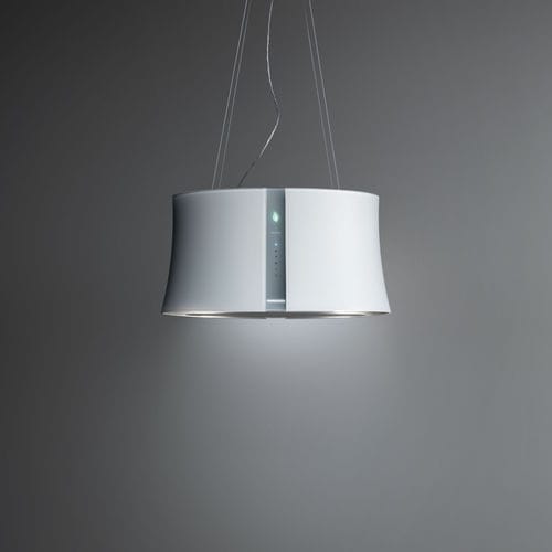 Coifa de ilha - ZEPHIRO E.ION - falmec - de depuração / com iluminação embutida / de design original
