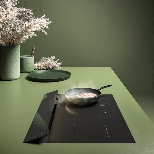Cooktop de indução - Brera 75 - falmec - 4 bocas / de embutir / com painel touch