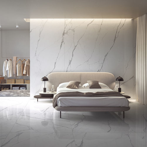 Placas de revestimento em grés porcelanato - PRESTIGIO STATUARIO APUANO - CERAMICHE REFIN - fosca / polida / para ambiente interno