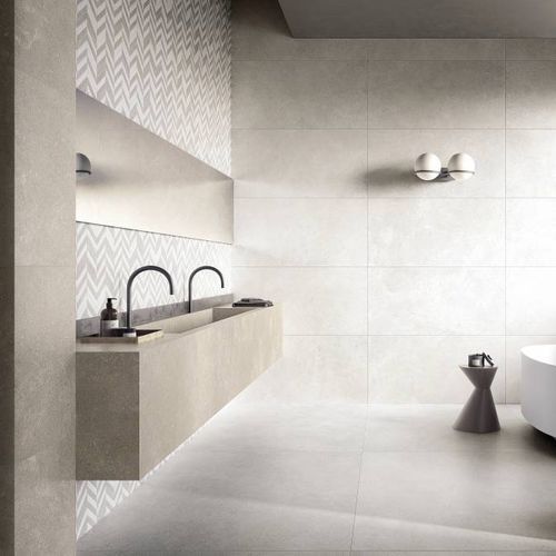 Placas de revestimento em grés porcelanato - COQUILLE PERLE - CERAMICHE REFIN - nacarada / para ambiente interno / para ambiente externo