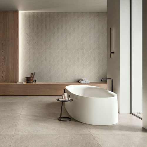 Placas de revestimento em grés porcelanato - ERAS SAND - CERAMICHE REFIN - fosca / para ambiente interno / para sala