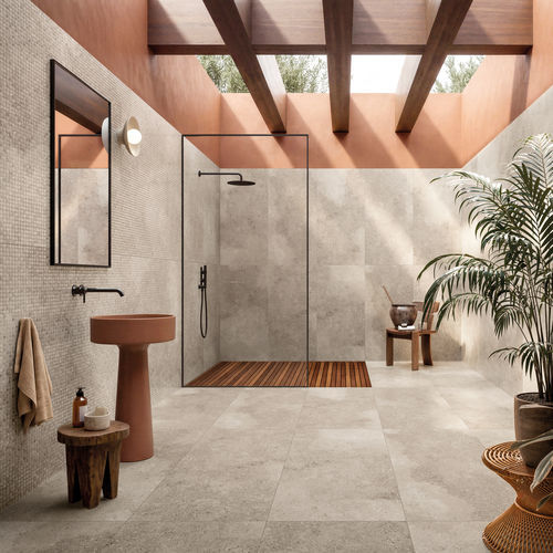 Placas de revestimento em concreto - SC44 - CERAMICHE REFIN - fosca / para ambiente interno / para sala