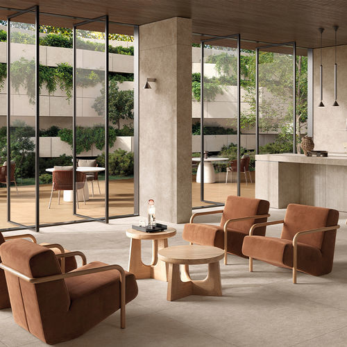 Placas de revestimento em grés porcelanato - SABBIA - CERAMICHE REFIN - brilhante / fosca / para ambiente interno