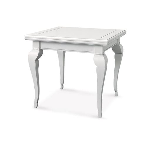 Mesa de jantar clássica - BAROCCO - STOSA CUCINE - com folheado de madeira / com base em madeira laqueada / retangular