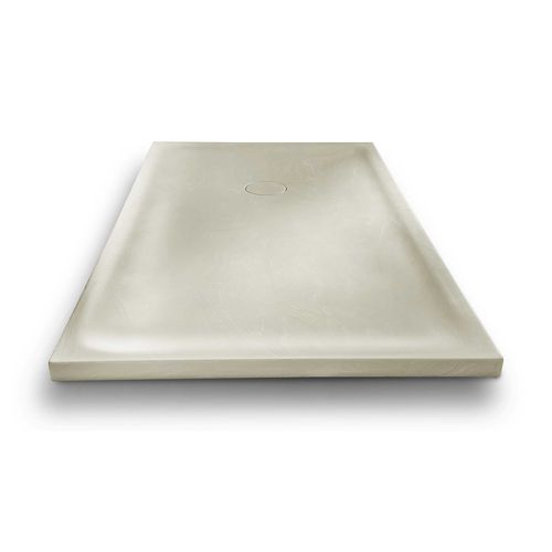 Piso de box retangular - CORIAN - Megius SpA - pronto para receber revestimento cerâmico / em PMMA / antiderrapante