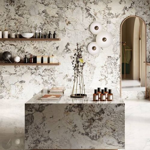 Placas de revestimento em grés porcelanato - PURITY - CERAMICHE SUPERGRES - fosca / polida / acetinada