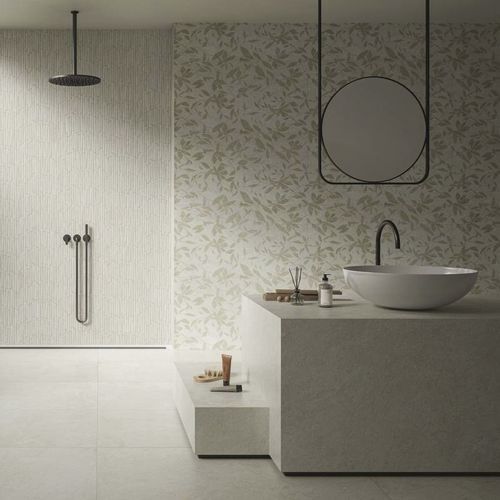 Placas de revestimento em grés porcelanato - WHISPER - CERAMICHE SUPERGRES - texturizada / 3D / para ambiente interno