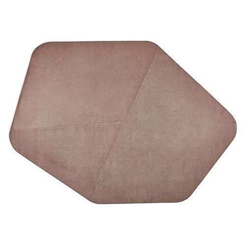 Tapete contemporâneo - RESIA - Gallotti&Radice - de cor lisa / em fibra sintética / cinza
