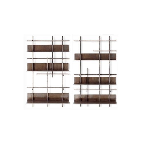 Livreiro de parede - NAVIGLI - Gallotti&Radice - contemporâneo / metálico
