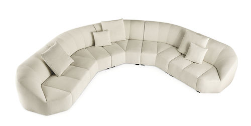Sofá modular - CLOUD INFINITY - Gallotti&Radice - contemporâneo / em tecido / em couro