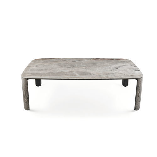 Mesa contemporânea - CLEMO-T - Gallotti&Radice - em mármore / com base em mármore / retangular