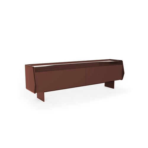 Buffet aparador contemporâneo - Gastone - Gallotti&Radice - em madeira laqueada brilhante / em mármore / com gavetas