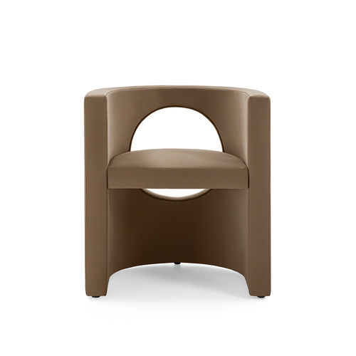 Cadeira contemporânea - H2O - Gallotti&Radice - para ambiente interno / em tecido / em couro