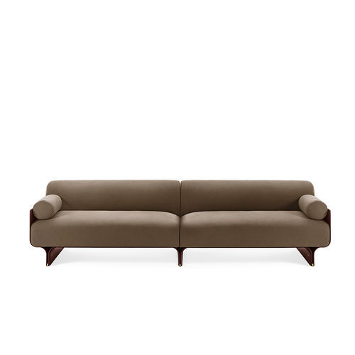 Sofá modular - STAMI LOVESEAT - Gallotti&Radice - contemporâneo / em tecido / em couro