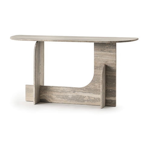 Aparador contemporâneo - Selce Console - Gallotti&Radice - em mármore / em pedra natural / com base em pedra