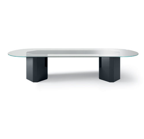 Mesa moderna - AKIM SYSTEM - Gallotti&Radice - em madeira / em vidro / em vidro temperado