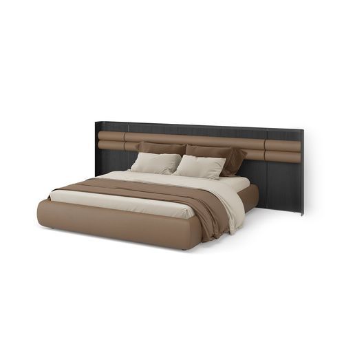 Cama de dois lugares - SUNRISE - Gallotti&Radice - moderna / estofada / metálica