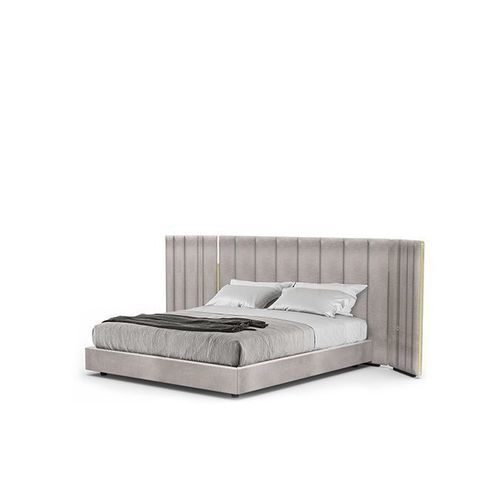 Cama de casal - YUKI - Gallotti&Radice - contemporânea / com cabeceira reclinável / com cabeceira estofada