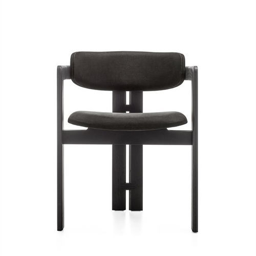 Poltrona contemporânea - 0414 - Gallotti&Radice - em couro / em espuma de poliuretano / em tecido